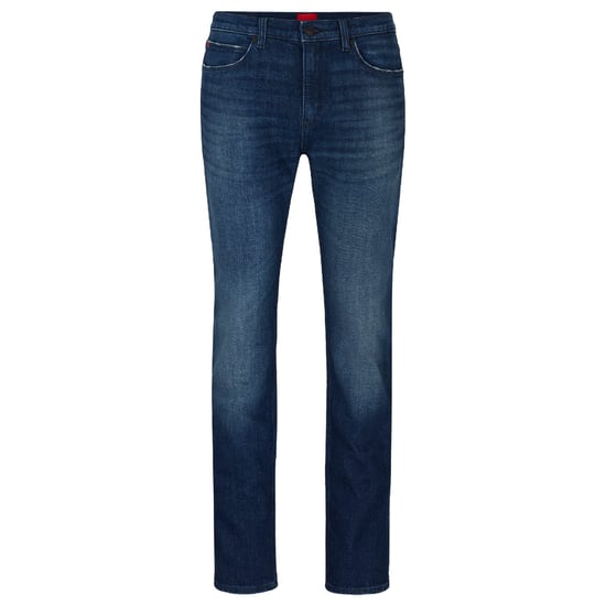Men's Hugo Boss Hugo 708 Slim-Fit Jeans in Dark Blue - Image 5
