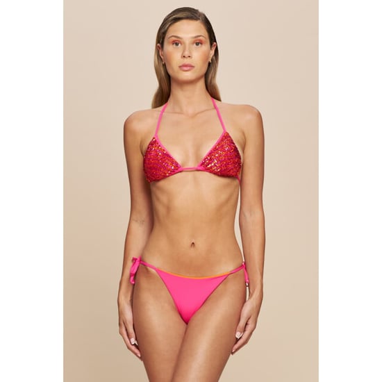 Pepita Driehoek bikini en kanten brief met pailletten - Image 2
