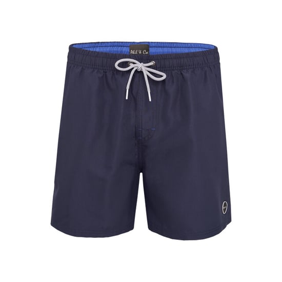Phil & Co Heren zwemshort effen navy - Image 1