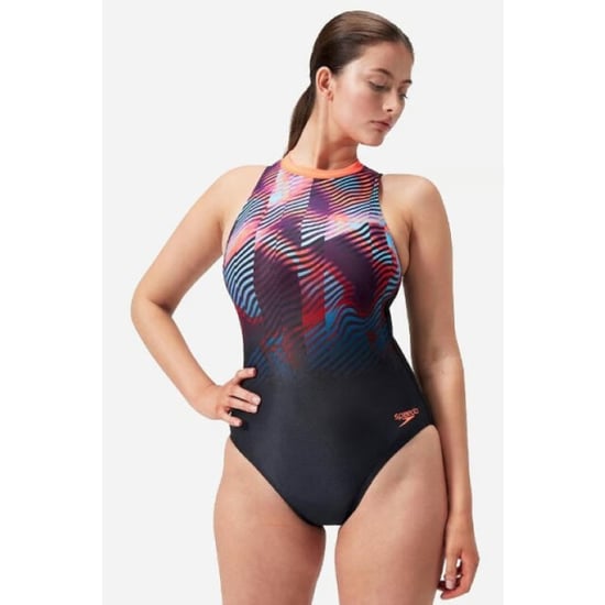 Speedo Eco+ print hydrasuit bla/red 12445-17543 - Image 3