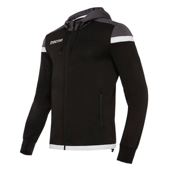 Macron Eadesy full zip hoody blk/wht 81490901 - Image 1