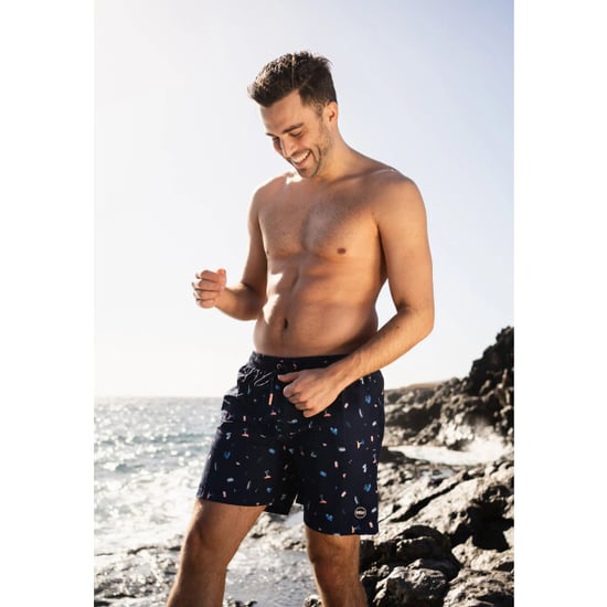 Happy Shorts Heren zwemshort strand donkerblauw print - Image 4