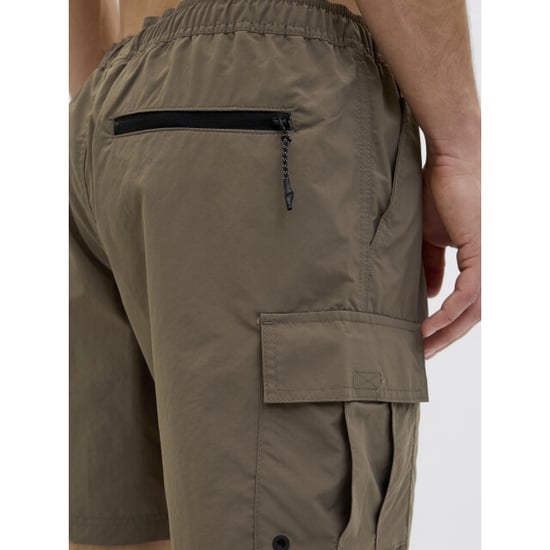 Jack & Jones Heren zwemshort jpstnaxos cargo effen donker - Image 2