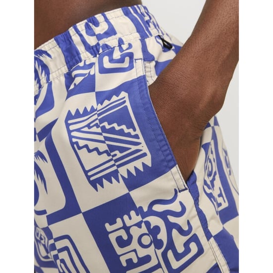 Jack & Jones Heren zwemshort oceanday print blauw - Image 2