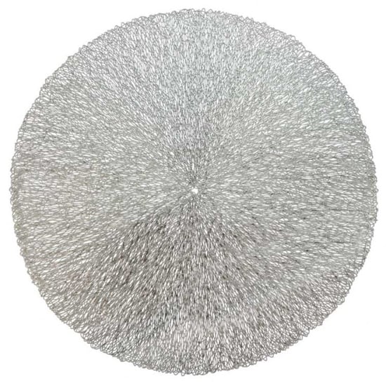 Unique Living placemat ciara 38cm Ø silver - Image 1