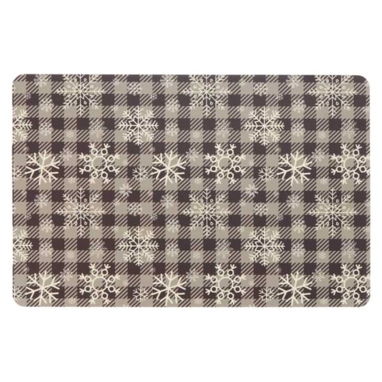 Unique Living placemat ice crystal 30x45cm silver - Image 1