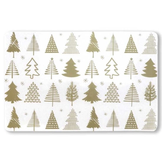 Unique Living placemat xmas tree 30x45cm gold - Image 1