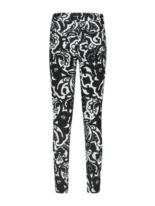 Helena Hart Broek print 7413fio fiore zwart/wit - Image 2