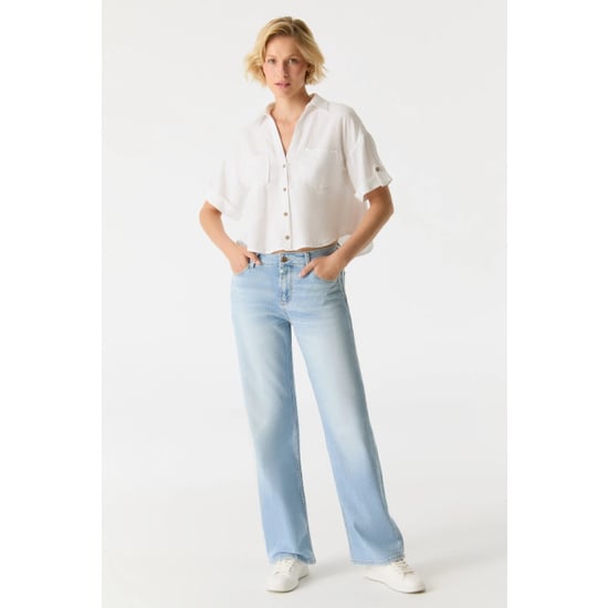 Cup of Joe Nova wide straight jeans light blue - Image 4