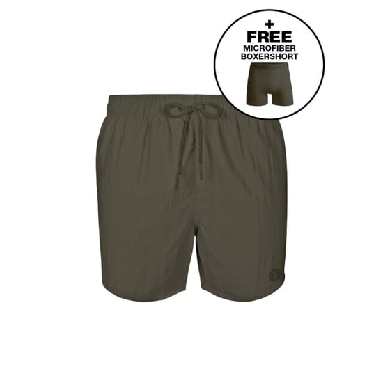 Muchachomalo Jongens zwembroek leger + gratis microfiber boxershort - Image 2