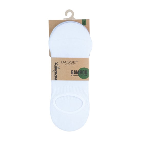 Basset Dames/heren bamboe sokken invisible footie 2-pack - Image 2