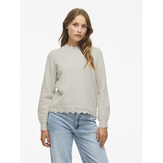 Vila Vinikolina o-neck ls knit top noos kit - Image 3