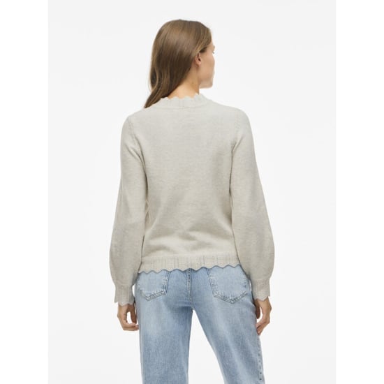 Vila Vinikolina o-neck ls knit top noos kit - Image 6