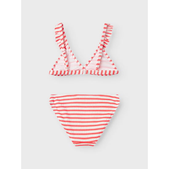 Name It Meisjes bikini set nkfzaley gestreept rood/wit - Image 3