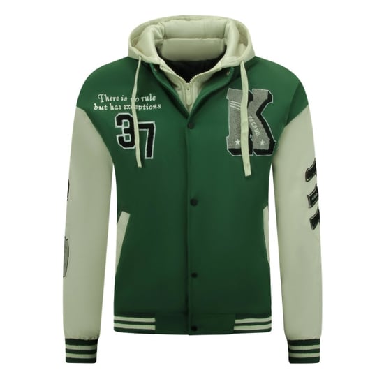 Enos College jack oversized met capuchon 8630 - Image 4