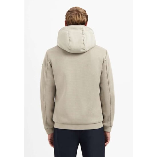No Excess Jacket short fit sealed hooded knit stone - Image 6
