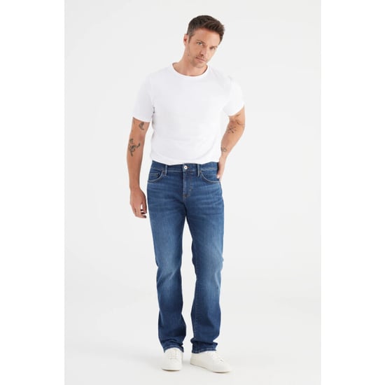 Cup of Joe Lance heren straight-fit jeans space blue - Image 4