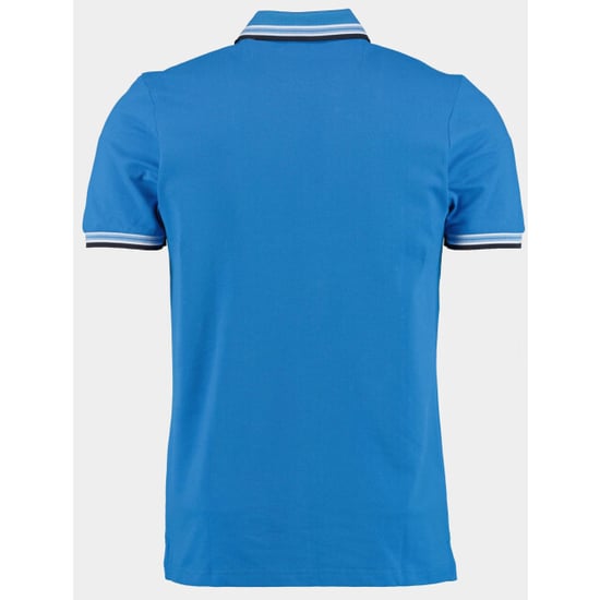 Bos Bright Blue Polo korte mouw brick polo oxford collar 24108br06bo/240 blue - Image 2