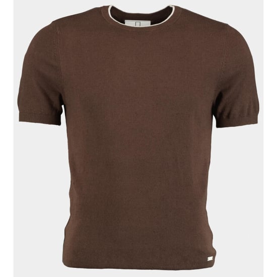 Born with Appetite Pullover rome knitted t-shirt 25108ro13/870 dark brown - Image 1