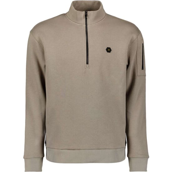No Excess Sweater half zip brushed clay - Image 5
