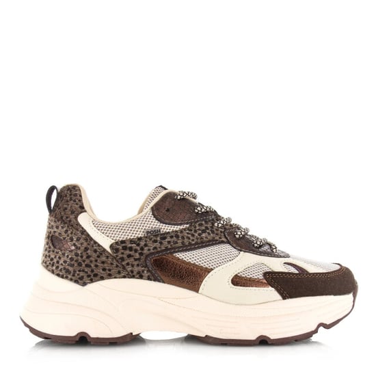 Poelman Posh sneaker brown animal lage sneakers dames - Image 3