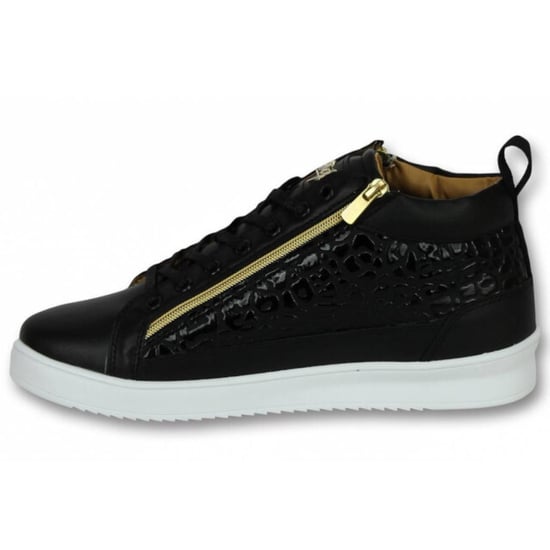 Cash Money Schoenen sneaker croc black gold - Image 4