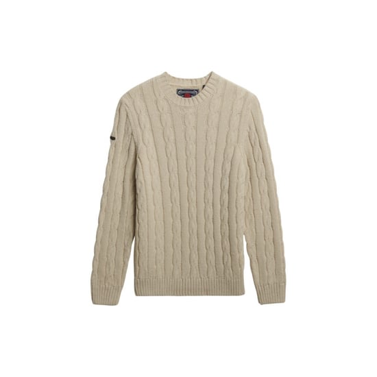 Superdry Mens Jacob Cable Knitwear Jumper - Image 2