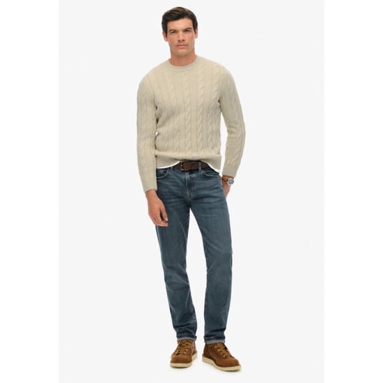Superdry Mens Jacob Cable Knitwear Jumper - Image 5