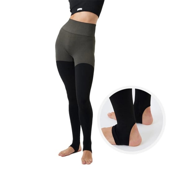 Björn Borg Björn borg sthlm seamless open heel tights – naadloze hoge taille leggings met open hiel in en zwart - Image 5