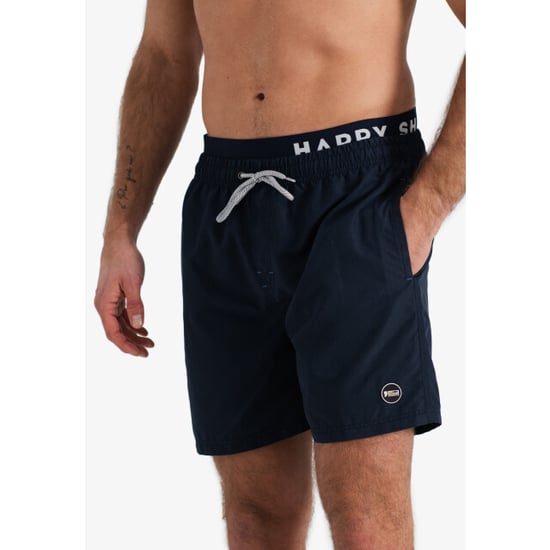 Happy Shorts Zwemshorts heren dubbele waistband effen navy - Image 5