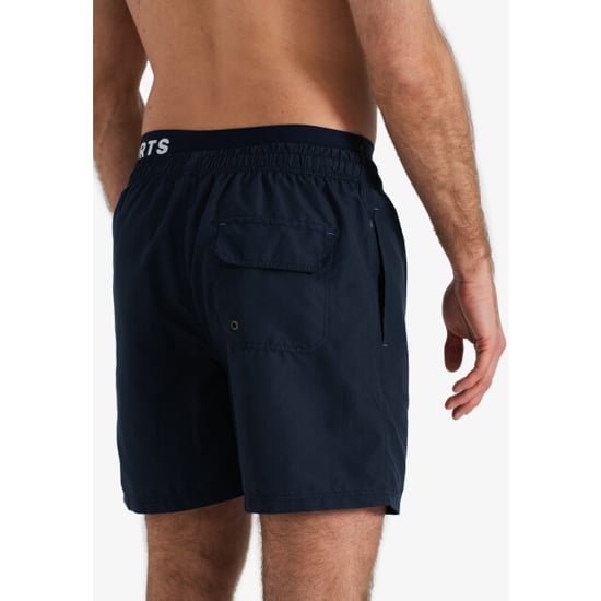 Happy Shorts Zwemshorts heren dubbele waistband effen navy - Image 6