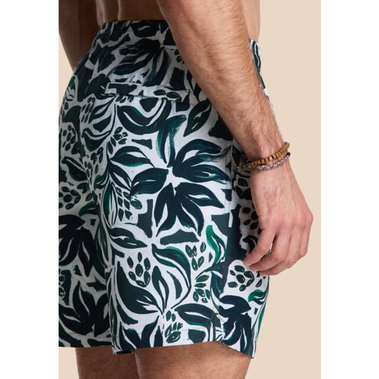 Shiwi Heren zwemshort mike 7" gebloemde print groen/wit - Image 4