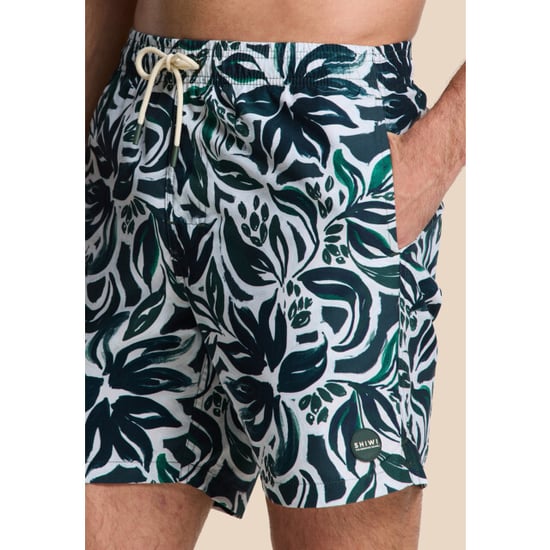 Shiwi Heren zwemshort mike 7" gebloemde print groen/wit - Image 5