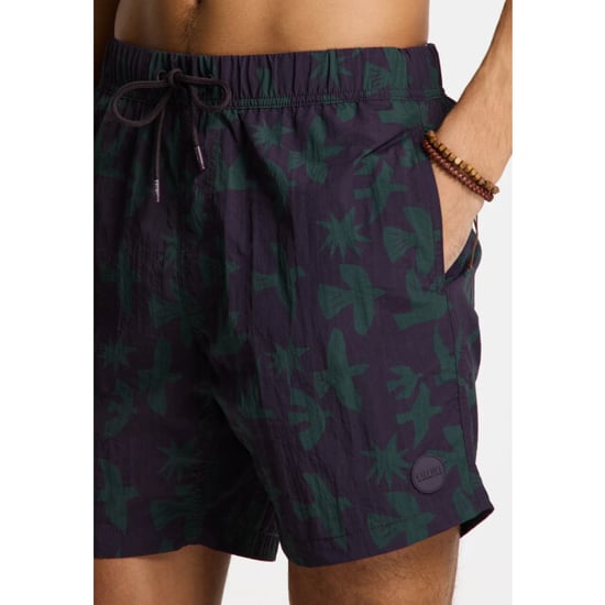 Shiwi Heren zwemshort nick 6" vogel print paars/groen - Image 4