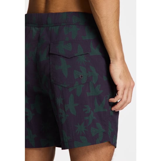 Shiwi Heren zwemshort nick 6" vogel print paars/groen - Image 6