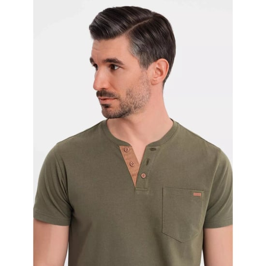 Ombre Italian style poloshirt heren suéde donker italianstyle - Image 3