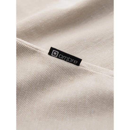 Ombre Poloshirt heren korte mouw sand melange 0109-sm - Image 3