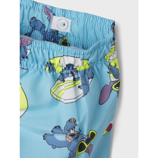 Name It Jongens lange zwemshorts nmmmic stitch lichtblauw - Image 3