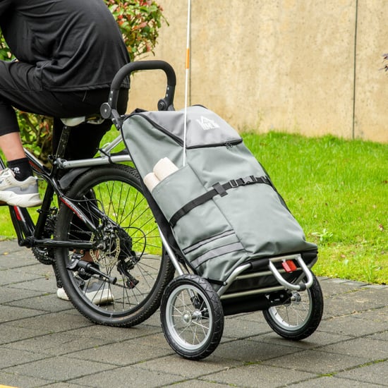 4goodz Homcom 3-in-1 boodschappentrolley winkelwagen fietsaanhanger steekwagen - Image 4