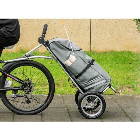 4goodz Homcom 3-in-1 boodschappentrolley winkelwagen fietsaanhanger steekwagen - Image 5