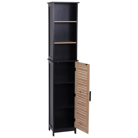 4goodz Badkamerkast hoog bergen met 1 deur en 6 planken 173 cm - - Image 3