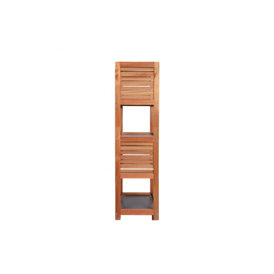 4goodz Badkamerkast acaciahout halfhoog 5 planken 30x36.5x108 cm - Image 2