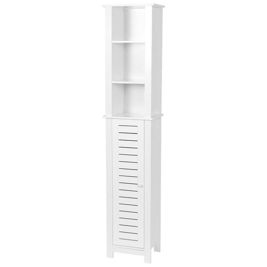 4goodz Badkamerkast hoog santorini met 1 deur en 6 planken 173 cm - - Image 3