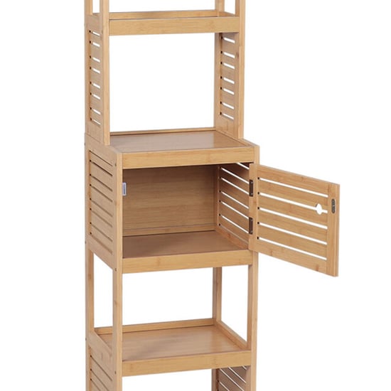 4goodz Hoge badkamerkast trinidad met deur en 5 legplanken 30x38x170 cm - - Image 3