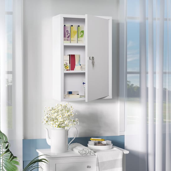 4goodz Medicijnkastje ehbo-kastje met slot rvs 18x40x60 cm - - Image 6