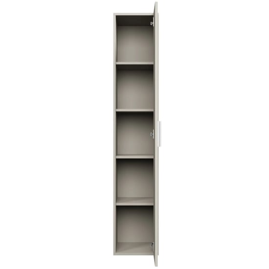 Badplaats Badkamerkast pluto 30 x 30 x 150 cm beige hangende kolomkast hoog - Image 2