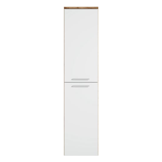 Badplaats Badkamerkast saturnus 35 x 35 x 130 cm met wit hangende - Image 2