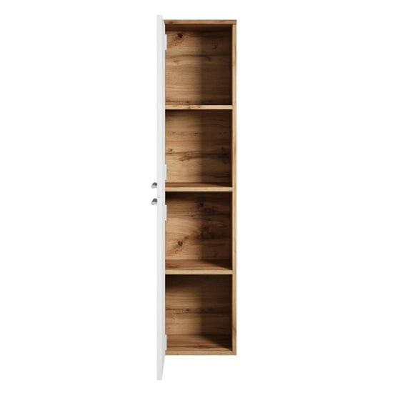 Badplaats Badkamerkast saturnus 35 x 35 x 130 cm met wit hangende - Image 3