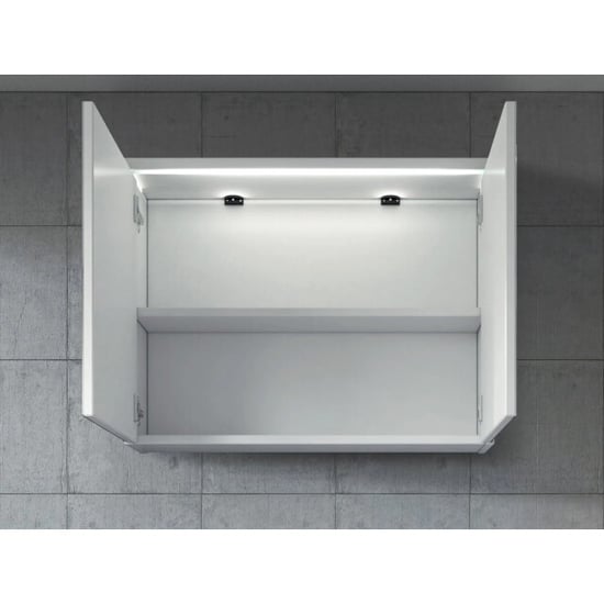 Badplaats Badkamerkast paso 80 x 20 x 60 cm - spiegelkast badkamer - Image 4