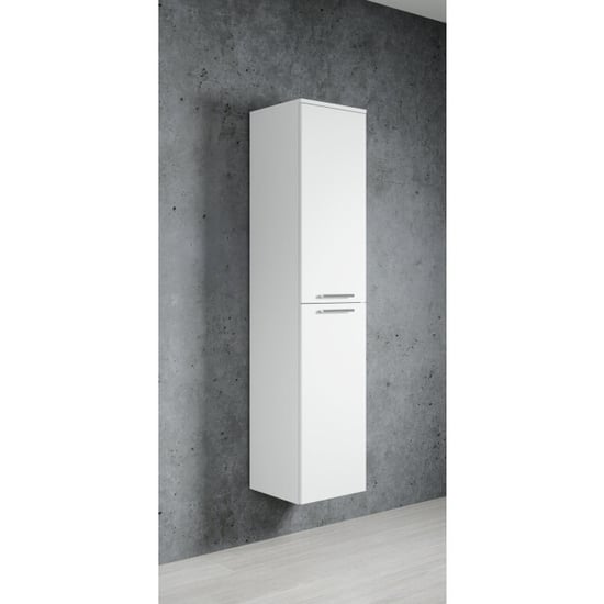 Badplaats Badkamerkast venus 30 x 30 x 160 cm - hangende kolomkast met - Image 3